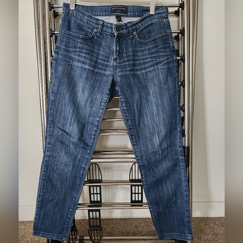 Banana Republic Women's Dark Blue Skinny Jeans